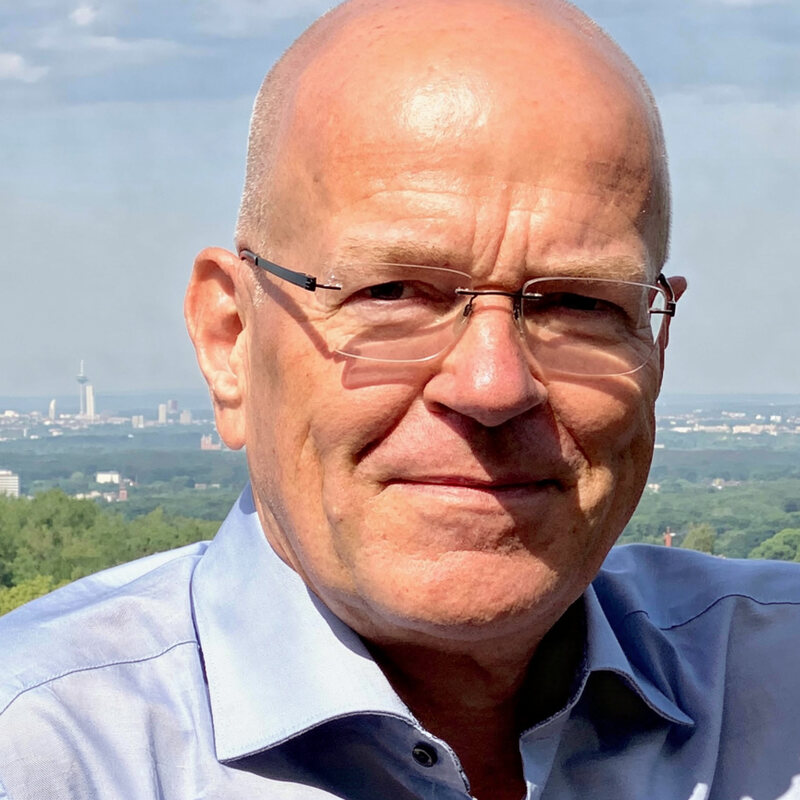 Michael Schaarwächter, im Hintergrund Dortmund mit dem Florianturm